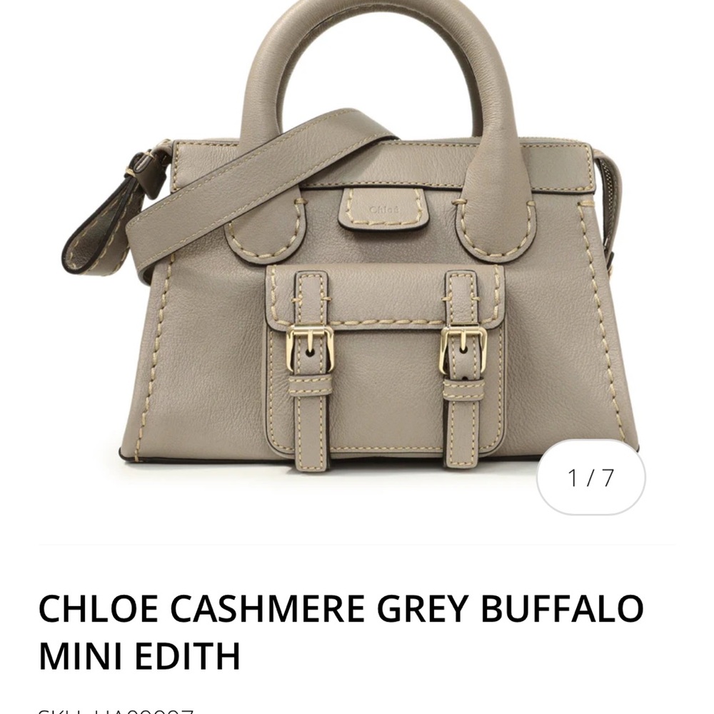 Authentic Chloe Army Green Mini Edith Bag - Excellent Condition BNWT
